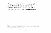 Families in need of food parcels â€“ the food poverty crisis unwrapped