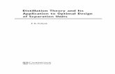 Distillation Theory and Its Application to Optimal Design - Library of