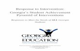 Response to Intervention: Georgia's Student Achievement Pyramid of Interventions