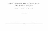 Gospel of Barnabas: Its True Value - Muhammadanism