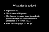 What day is today? - Department of Physics & Astronomy