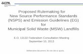 EPA Presentation on Landfill Emissions Options - National