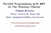 Parallel Programming with MPI on the Odyssey Cluster