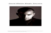 David Blaine - Magic   - preterhuman.net