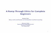 A Romp Through Ethics for Complete Beginners - University of Oxford