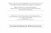conference program - METU | International Relations - Middle East