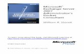 Sample Content from Microsoft Exchange Server 2007 Administrator's Pocket Consultant