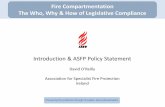 The role of ASFP Ireland - Association for Specialist Fire Protection