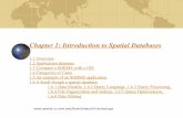 Chapter 1: Introduction to Spatial Databases