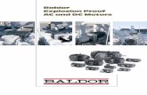 Baldor Explosion Proof AC and DC Motors - Rainbow Precision