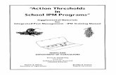 Action Thresholds in School IPM Programs - School Integrated Pest