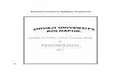 PSYCHOLOGY - Shivaji University