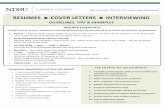 resumes cover letters interviewing - North Dakota State University