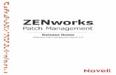 ZENworks Patch Management Readme - Novell