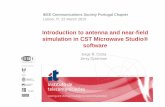 Introduction to antenna and near-field simulation in CST Microwave