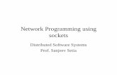 Network Programming using sockets