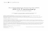 2013 Blue Shield Medicare Enhanced Plan Formulary