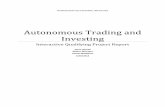 Autonomous Trading and Investing - Worcester Polytechnic Institute