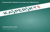 Kaspersky Endpoint Security 8 for Windows® Administrator Guide