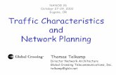 Traffic Characteristics and Network Planning - Nanog