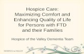 Hospice Care - Association for Frontotemporal Degeneration