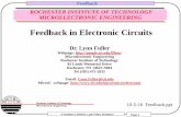 Feedback in Electronic Circuits - People - Rochester Institute of