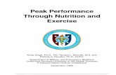 Peak Performance Through Nutrition And Exercise - US Navy