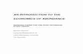 an introduction to the economics of abundance - Heterodox
