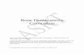 Bone Densitometry Curriculum - American Society of Radiologic