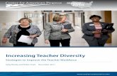 Increasing Teacher Diversity  - Center for American Progress