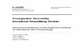 NIST SP 800-61 Revision 2, Computer Security Incident Handling