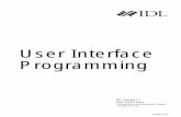 User Interface Programming