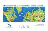Accessing the U.S. Market to Raise Capital