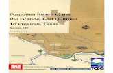 Forgotten River Reach of the Rio Grande, Fort Quitman to Presidio