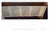 Pictures of Genesis 1:1 to 5:26 in a Hebrew Torah Scroll - W-rocs.org