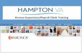 Kronos Supervisor/Payroll Clerk Training