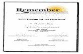 9/11 Lessons for the Classroom: 9-12 Lesson Plans