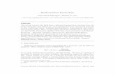 Mathematical Psychology - UCI Webfiles