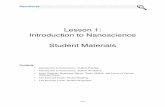 Lesson 1: Introduction to Nanoscience Student Materials - NanoSense