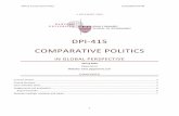 DPI-415 COMPARATIVE POLITICS - Harvard Kennedy School