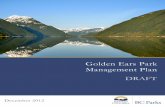 Golden Ears Park Management Plan DRAFT - Ministry of Environment