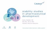Stability Studies In Pharmaceutical Development - Catalent