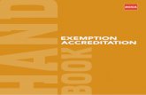 Exemption accreditation handbook - ACCA