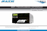 GL4e SBPL Programming Reference - SATO America