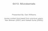 6410: Microkernels