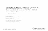 Trends in High School Dropout and Completion Rates in the United