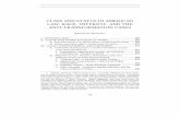 CLASS AND STATUS IN AMERICAN LAW: RACE, INTEREST - Usc