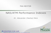 NAS/ATM Performance Indexes