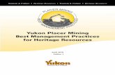 Yukon Placer Mining Best Management Practices for Heritage