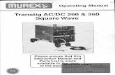 Transiig AC/Dc 260 & 360 1 - Murex
